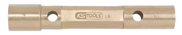 KS Tools BRONZEplus Clé à douille 6 pans 12x14 mm double face, 963.8396