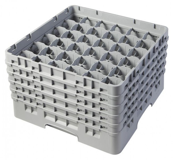 Panier de lavage Cambro 36 compartiments Camrack® 25,7 cm, gris clair, SU: 2 pièces, 36S958151