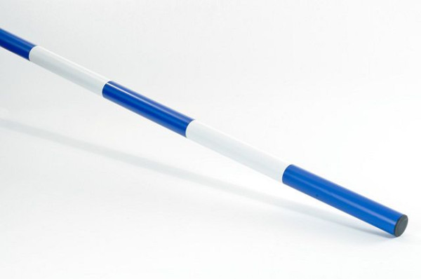 Barre d'obstacle Growi en plastique, couleur : bleu/blanc, 10092766