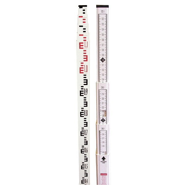 mire de nivellement télescopique proNIVO en fibre de verre, 5 mètres, 201-06-905M
