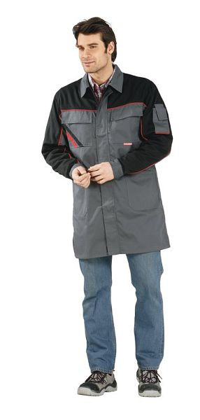 Manteau professionnel Planam Highline, ardoise/noir/rouge, taille 54, 2352054