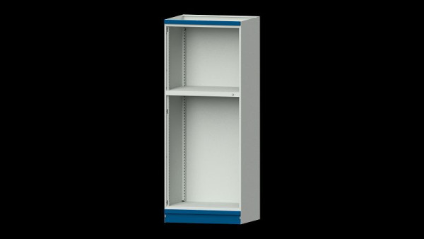 Établis ANKE armoire de base système d'armoire modulaire, modèle 103, 865 x 720 x 2200 mm, boîtier vide ouvert, RAL 7035/5010, 631.106