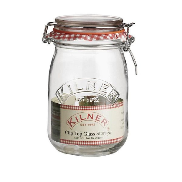 Pot Kilner avec couvercle basculant 1 litre, GG782
