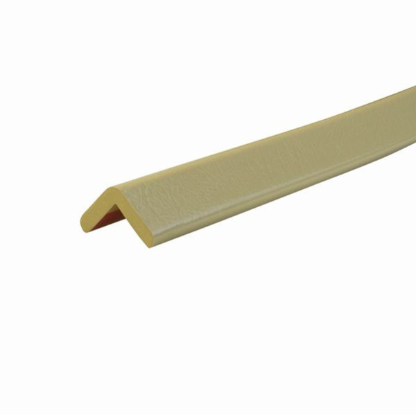 Protection d'angle Knuffi, profil d'avertissement et de protection type H, beige, 1 mètre, PH-900305