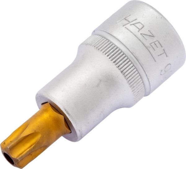 Douille tournevis Hazet TORX®, carré creux 12,5 mm (1/2 pouce), profil TORX® inviolable, T50H, 992-T50H