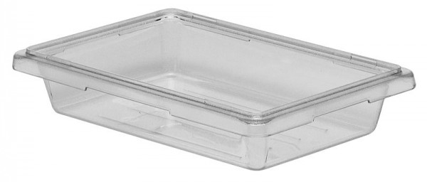 Boîte à aliments Cambro rectangulaire 6,6 litres, Camwear® incolore, paquet de 6, 12183CW135