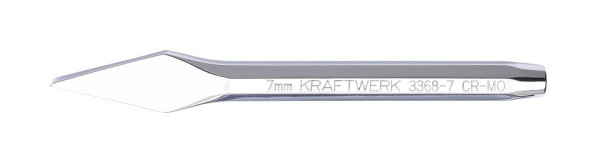 Burin cruciforme Kraftwerk, octogonal, entièrement poli 5 mm x 130 mm, 3368-5