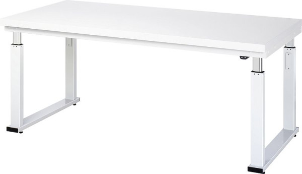Etabli RAU série adlatus 600 (réglable électriquement en hauteur), plan de travail avec revêtement en stratifié dur, 2000x740-1140x900 mm, 08-WB-200-090-H