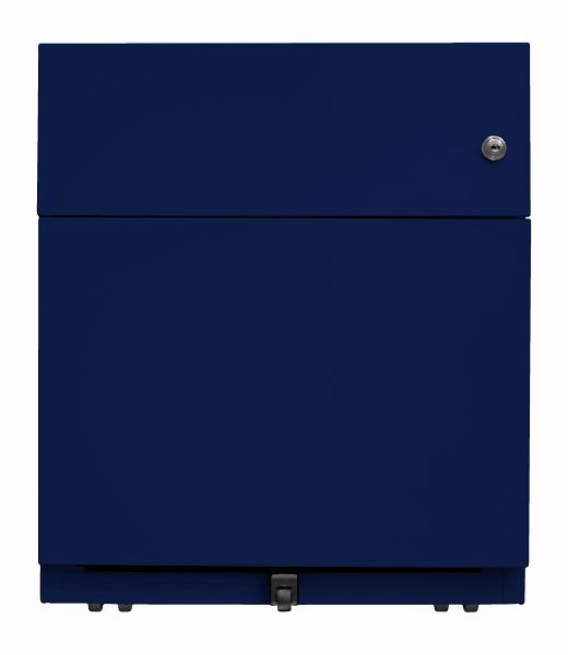 Conteneur roulant Bisley Note™, 1 tiroir universel, 1 tiroir HR, bleu Oxford, NWA59M7SF639