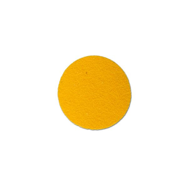 m2 Revêtement anti-dérapant Marquage informatif Cercle jaune déformable 50mm, UE : 50 pièces, M2GV50K501