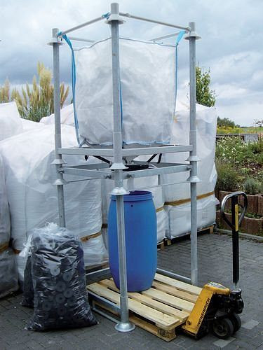 Cadre d'empilage pour Big Bag DENIOS, cadre supérieur, 181319
