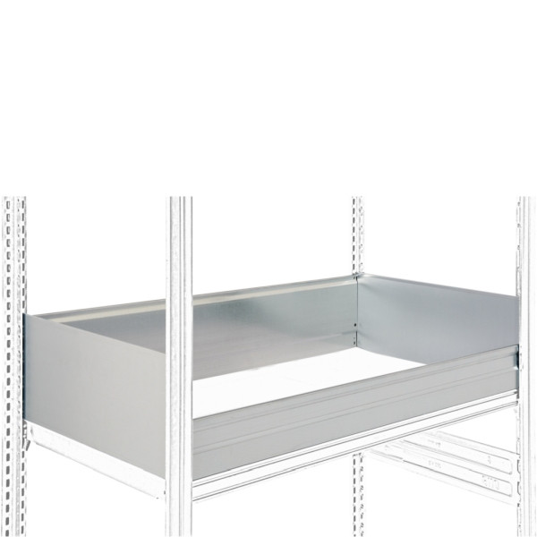 Kit de stockage en vrac BITO 1000x400x200 hauteur avant 100 galvanisé, 14382