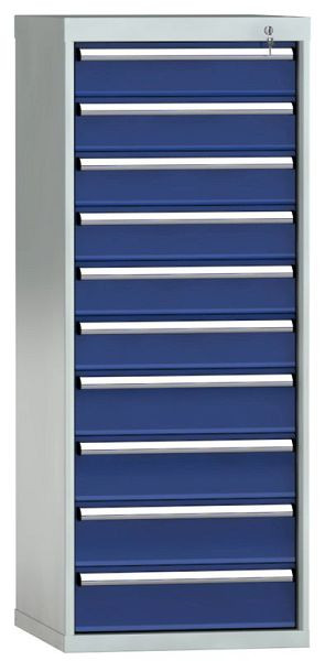 Armoire à tiroirs KLW 1450 x 572 x 605 mm H x L x P, dimensions d'installation : 900 mm, division : 27x27 unités, SEA1450-10EP-001