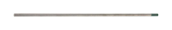 Électrode en tungstène ELMAG type 'E-W', 'verte', 1,0 x 175 mm pour ALU, W 99, 9%, 56640