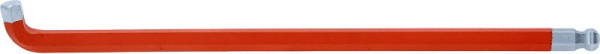 KS Tools Clé Allen à tête sphérique, XL, 8 mm, coudée à 108°, 151.4428