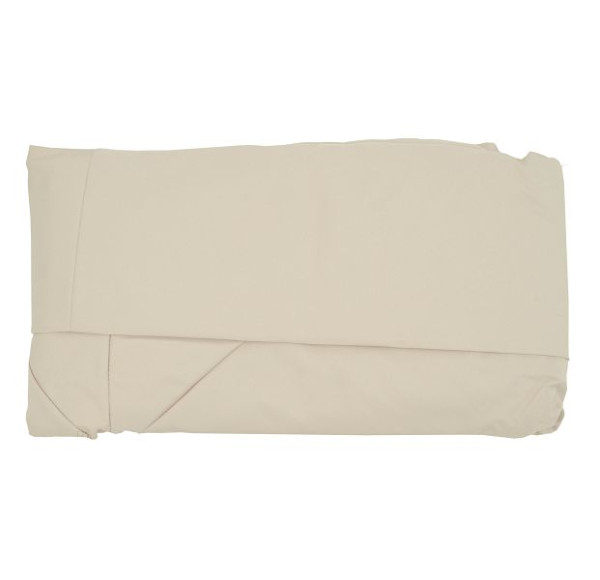 Housse de parasol Mendler HWC-A96, 8 tiges rondes Ø4m 220g/m² polyester, housse de rechange par exemple pour parasol déporté HWC-A96, beige crème, 81692