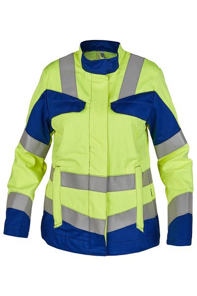 Veste femme ROFA 4552780, taille D38, couleur 235-jaune lumineux-bleu grain, 4552780-235-D38