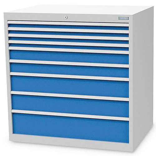 Armoire à tiroirs Bedrunka+Hirth, profondeur 736 mm, R 36-24, nombre de tiroirs : 9, dimensions en mm (LxPxH) : 1005 x 736 x 1019, 100/4221V10
