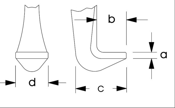 Extracteur standard ELORA, différentes portées, 173, envergure: 20-90 mm, 0173000806100