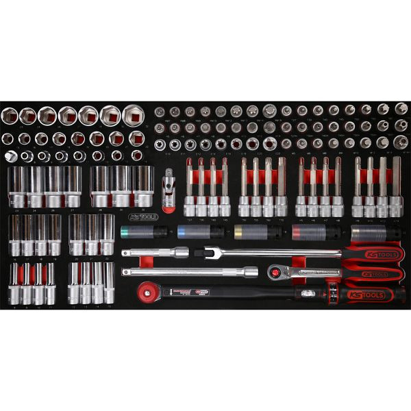 KS Tools PERFORMANCEplus jeu d'outils 120 pièces clé à douille 1/2', 813.0120