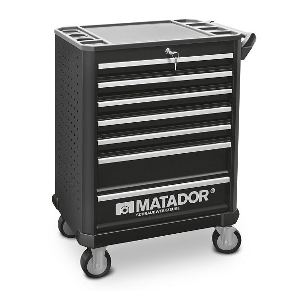 Chariot d'atelier MATADOR RATIO avec 7 tiroirs, vide, 1000 x 470 x 720 mm, 8163 0020