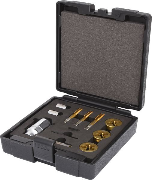 KS Tools Kit de filetage 3/8" pour écrous et vis de roue, 11 pièces, 150.1420