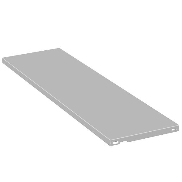 Système d'éléments ÉTAGÈRES EN ACIER, 1 PAIRE, 800X250 mm, BLANC, 10700-00012