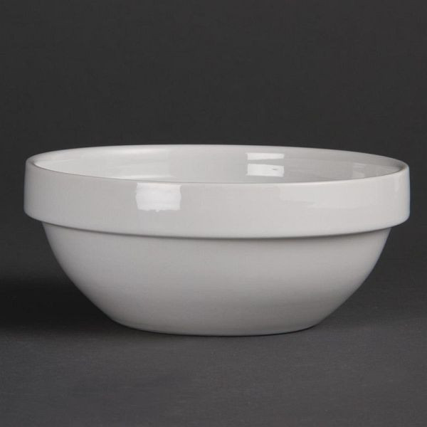 Bols empilables OLYMPIA Whiteware 13cm, UE: 12 pièces, CF354