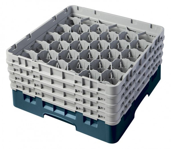 Panier de lavage Cambro 30 compartiments Camrack® 21,5 cm turquoise, lot de 2, 30S800414