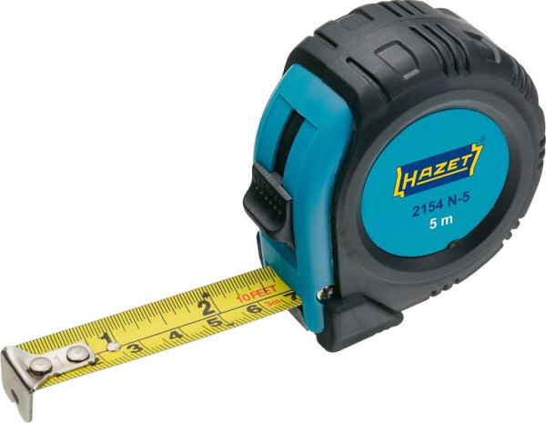 Ruban à mesurer Hazet Largeur : 19 mm Longueur : 5000 mm Profondeur : 5000 mm 2154N-5