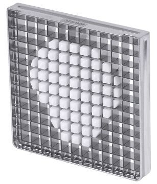 Plaquette de coupe Contacto 8 mm avec poussoir, 325/908