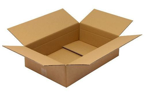 Boîte pliante en carton ondulé TransPak à 2 parois, dimensions intérieures 590 x 390 x 150 mm, qualité 2.30BC, paquet : 10 pièces, 299374