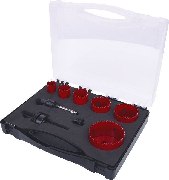 Jeu de scies-cloches pour électricien KS Tools, 8 pièces, 129.5570