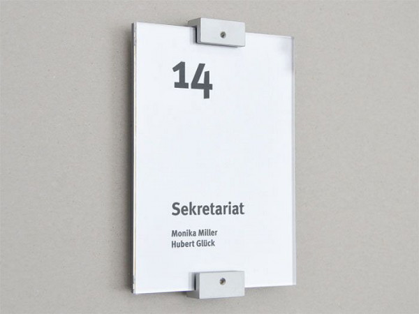 Concept de plaque de porte Luno 105 x 148 mm, 201042