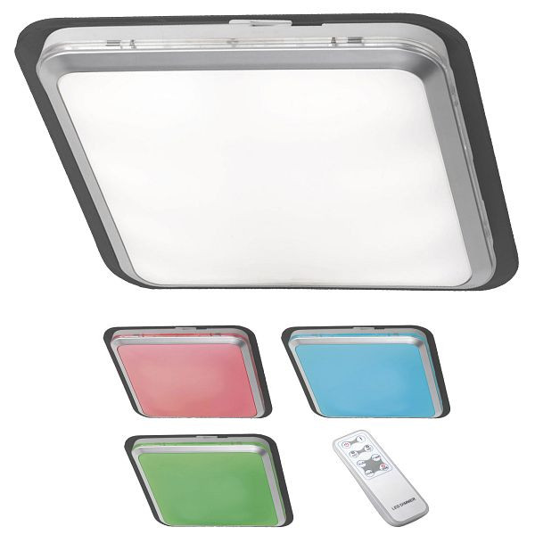 Mendler Reality, Trio LED plafonnier RL135, lumière à effet suspendu, changement de couleur RGB, 48541