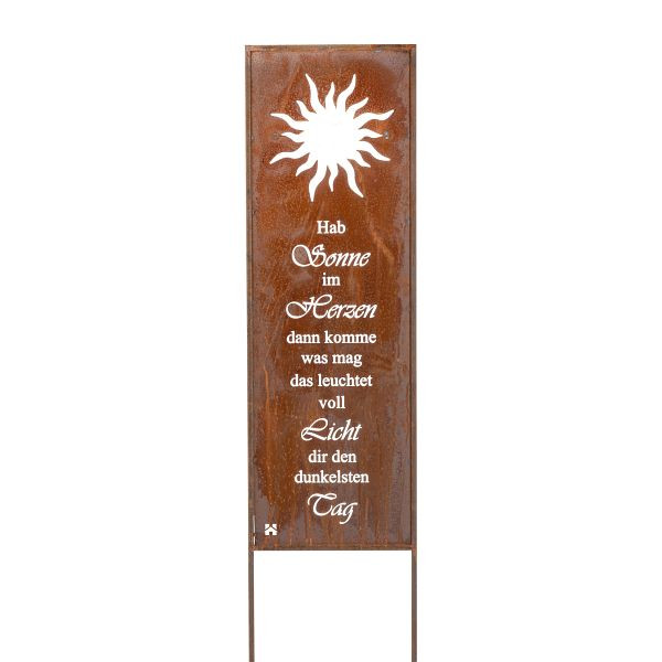 HOME DELUXE piquet de jardin rouille SUNLIGHT, 6400