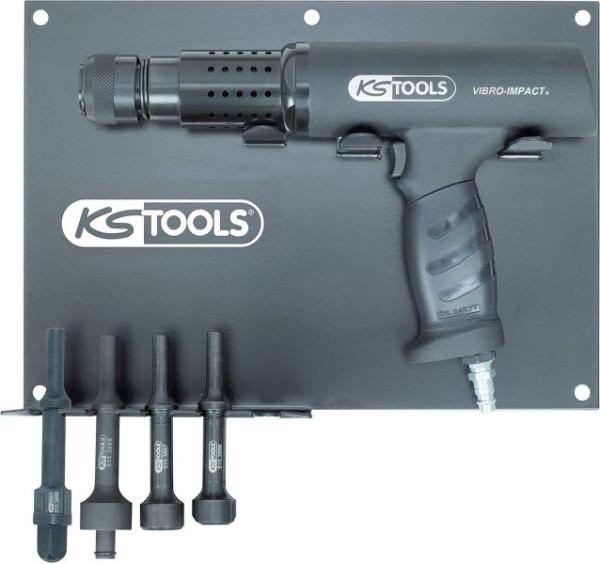 KS Tools Jeu de marteaux burineurs pneumatiques Vibro-Impact, 6 pièces, 515.3880
