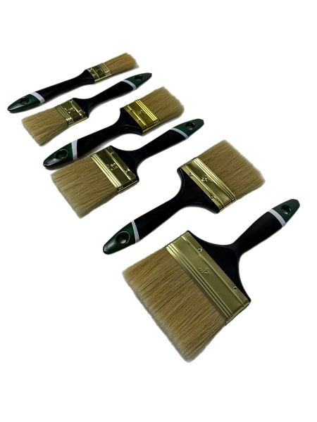 VaGo-Tools pinceaux set de 72 pinceaux plats 25/38/50/63/75/100 mm 12 pièces chacun, 191-010/015/020/025/030/040 chacun 12_kv