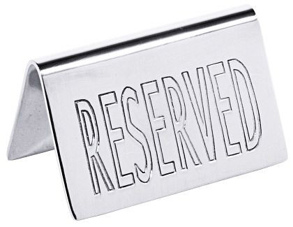Panneau de table Contacto RÉSERVÉ, 1055/002