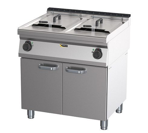 Friteuse électrique SOFINOR 2 x 17 litres, sur coffre, FED34M