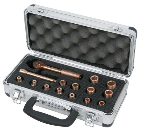KS Tools BERYLLIUMplus jeu de clés à douilles 1/4" 15 pièces, 962.1485