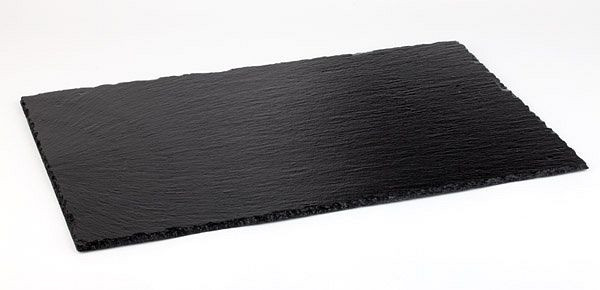 Plaque en ardoise naturelle APS GN 1/4, 26,5 x 16,2 cm, épaisseur du matériau 4-7 mm, 00993