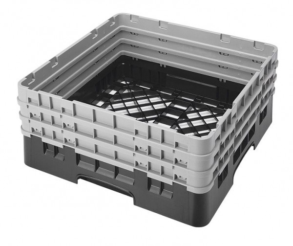Cambro Rinse Rack Base Rack Camrack® avec 3 rallonges, Couleur : Noir, BR712110