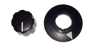 Bouton rotatif ELMAG avec disque pour potentiomètre pour séries MIG MASTER 2000 et EUROMIG, 9504207