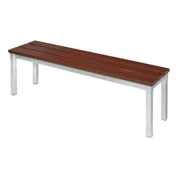 Banc d'extérieur Gopak Enviro en bois synthétique aspect noyer 105cm, CK814