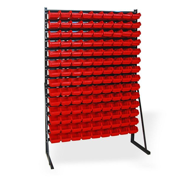 Magasin de petites pièces ADB pour usage stationnaire avec 126 boîtes de rangement, 85251