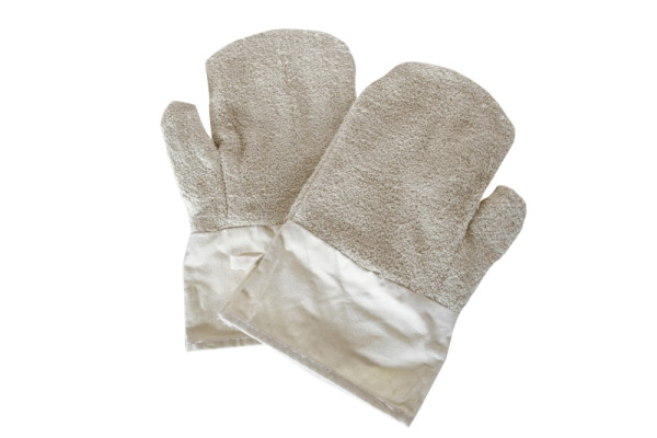 Gants de cuisson Schneider avec poignées en peluche, 325 x 150 mm, poignets courts, paquet : 1 paire, 310019