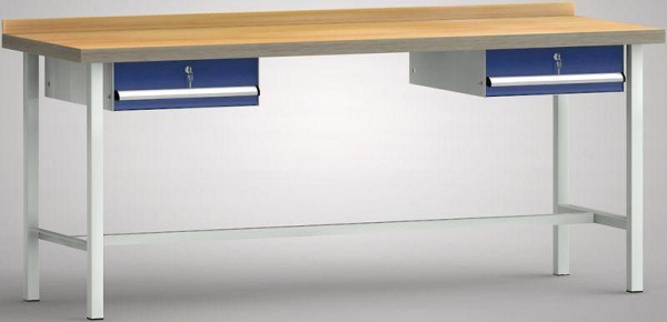Etabli professionnel KLW - 2000 x 700 x 905 mm L x P x H (version ERGO), WP001E-2000M45-E7004
