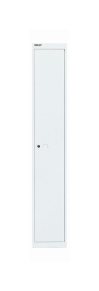 Armoire de bureau Bisley, 1 compartiment, 1 compartiment, D 305 mm, blanc signalisation, CLK121696