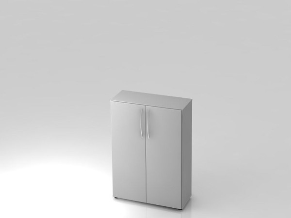 Armoire Hammerbacher 3OH 34, poignée courbée profondeur 6 cm gris, 80x34,6x114,4 cm (LxPxH), V4550/5/5/BM